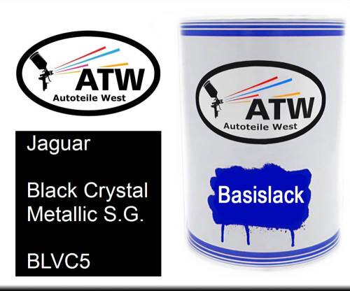 Jaguar, Black Crystal Metallic S.G., BLVC5: 500ml Lackdose, von ATW Autoteile West.